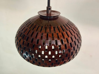 8" Globe Pendant - Bolivian Rosewood
