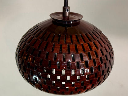 8" Globe Pendant - Bolivian Rosewood