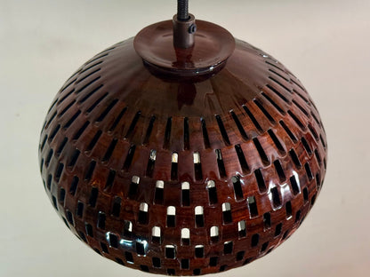 8" Globe Pendant - Bolivian Rosewood