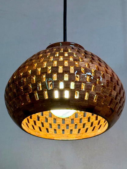 8" Globe Pendant - Patagonian Rosewood