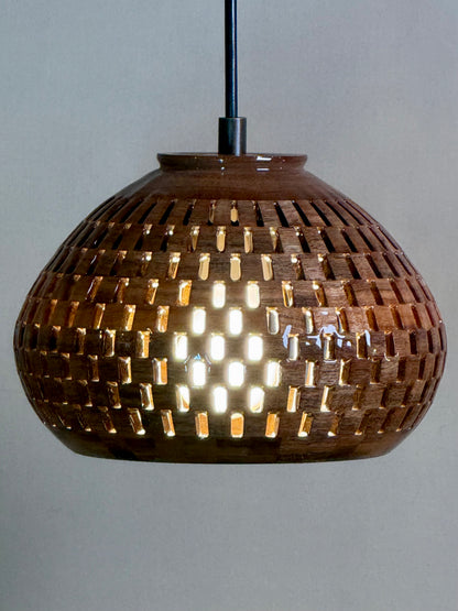 8" Globe Pendant - Patagonian Rosewood