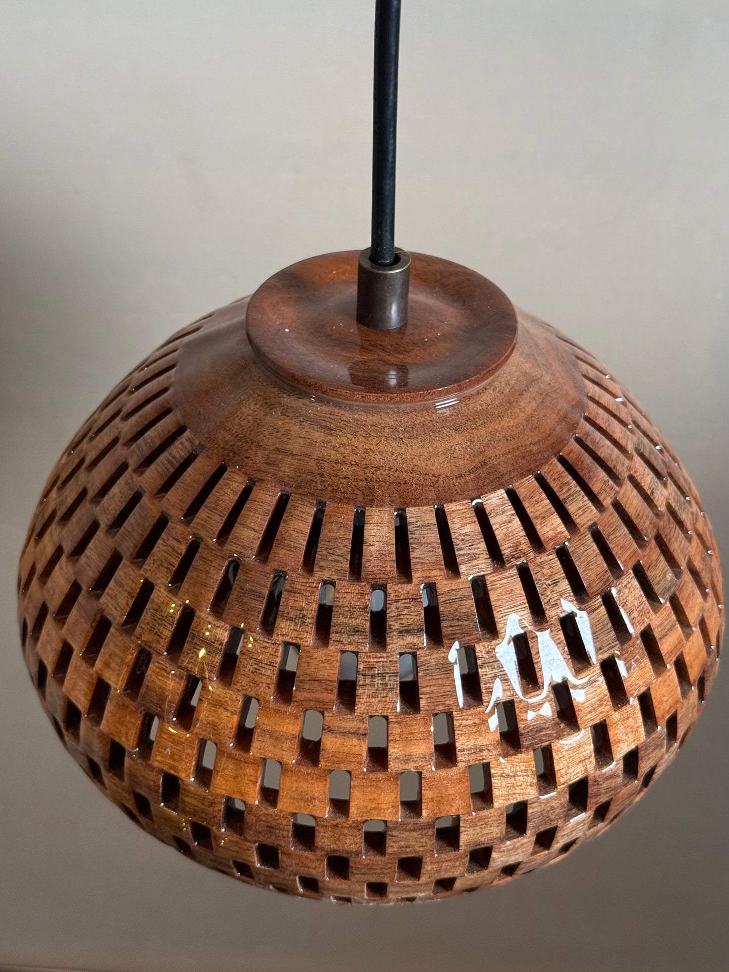 8" Globe Pendant - Patagonian Rosewood
