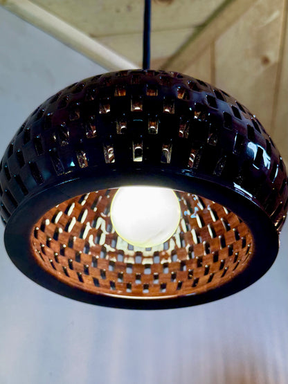 8" Globe Pendant - Royal Mexican Ebony (Katalox)