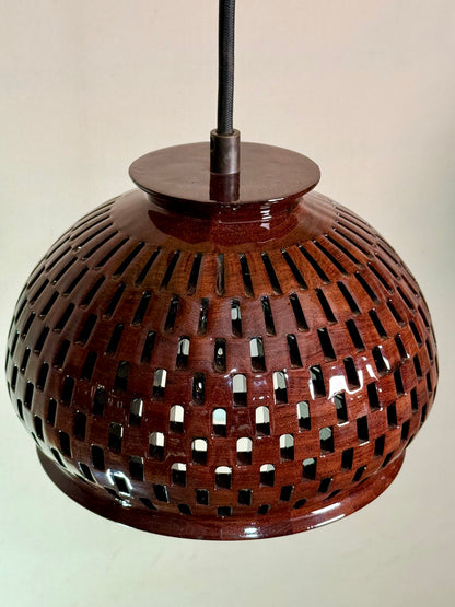 8" Globe Pendant - Royal Mexican Ebony (Katalox)