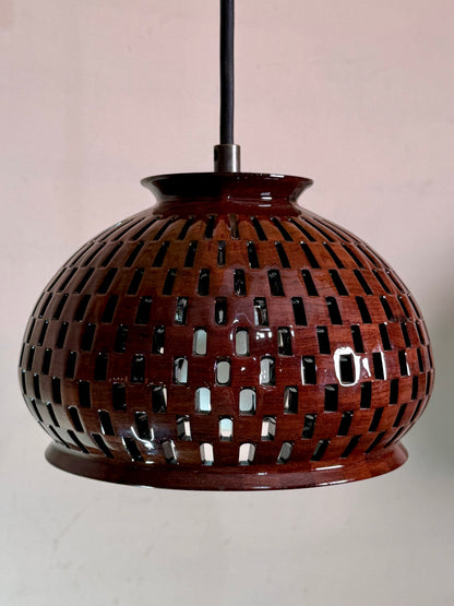 8" Globe Pendant - Royal Mexican Ebony (Katalox)