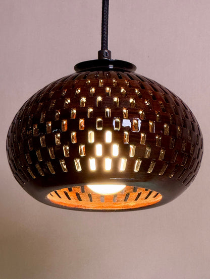 8" Globe Pendant - Bolivian Rosewood