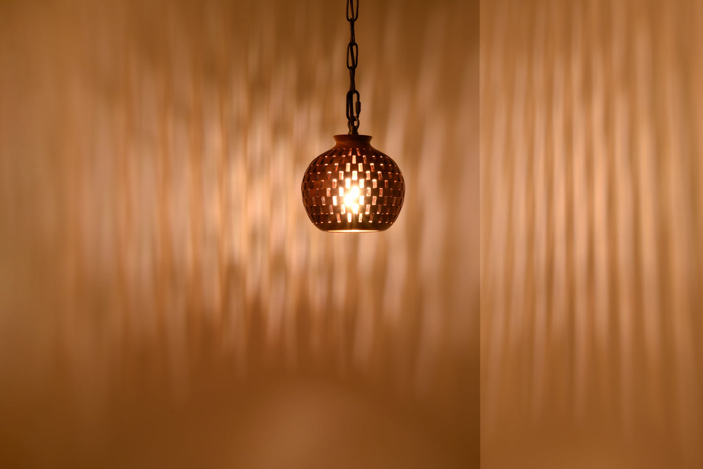 6 Inch Pendant, Bloodwood & Canary Collection